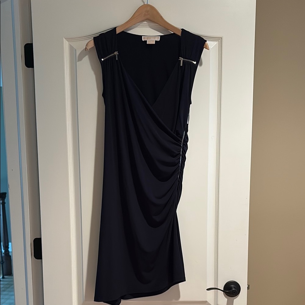 MICHAEL Michael Kors Black Asymmetrical Dress